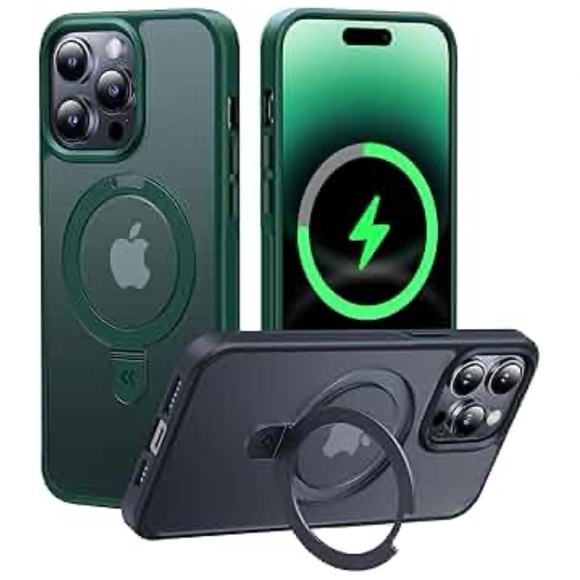 For iPhone 13 Pro Case with Stand 2-in-1 Magnetic & Built-in Invisible Kickstand - Picture 1 of 9